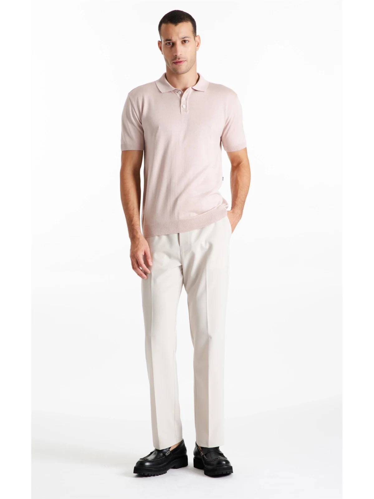 Calça Tailoring Trapezio b Faca Areia