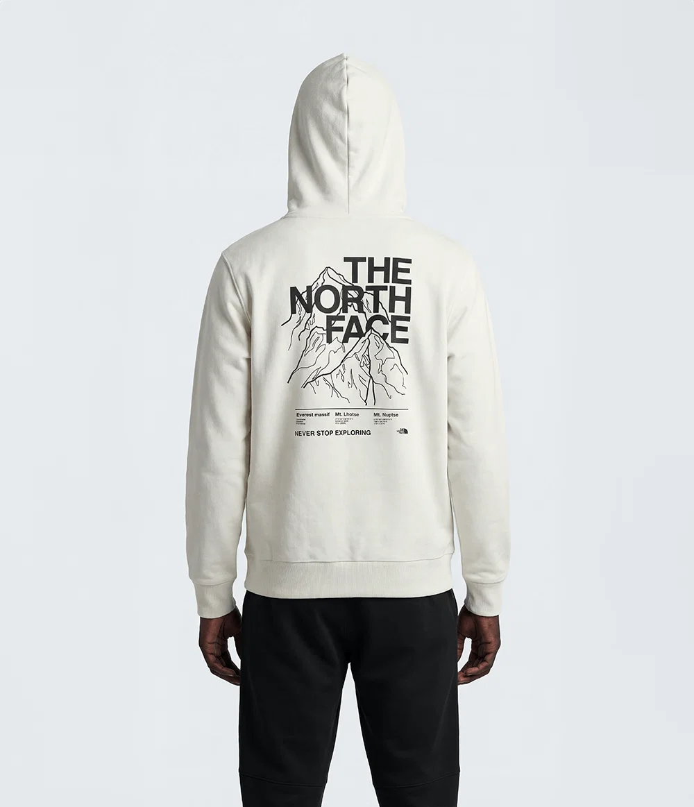 Moletom Evolution Half Dome Hoodie White Dune