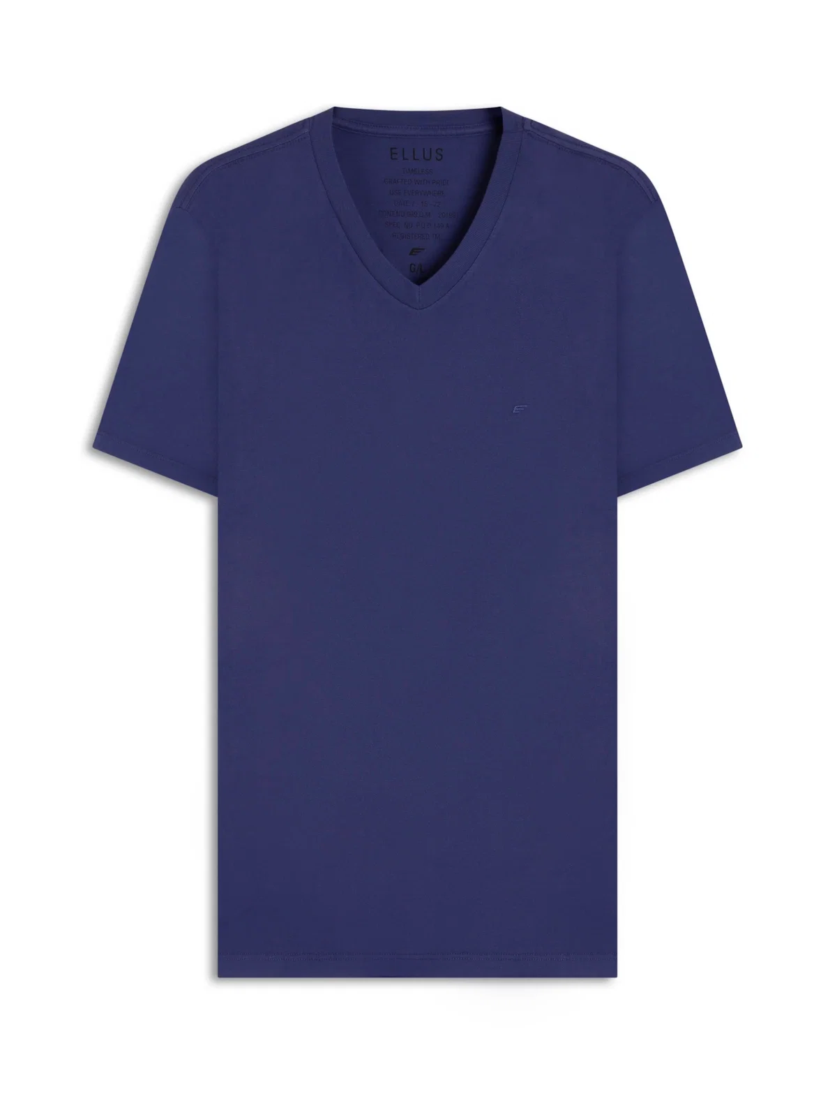 T-Shirt Cotton Fine Easa Classic Purple Blue i — imagem 1