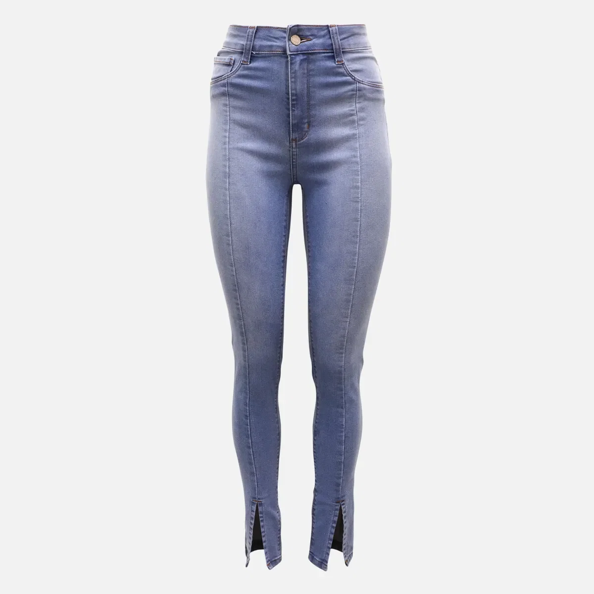Jeans Feminina Abertura Barra — imagem 1