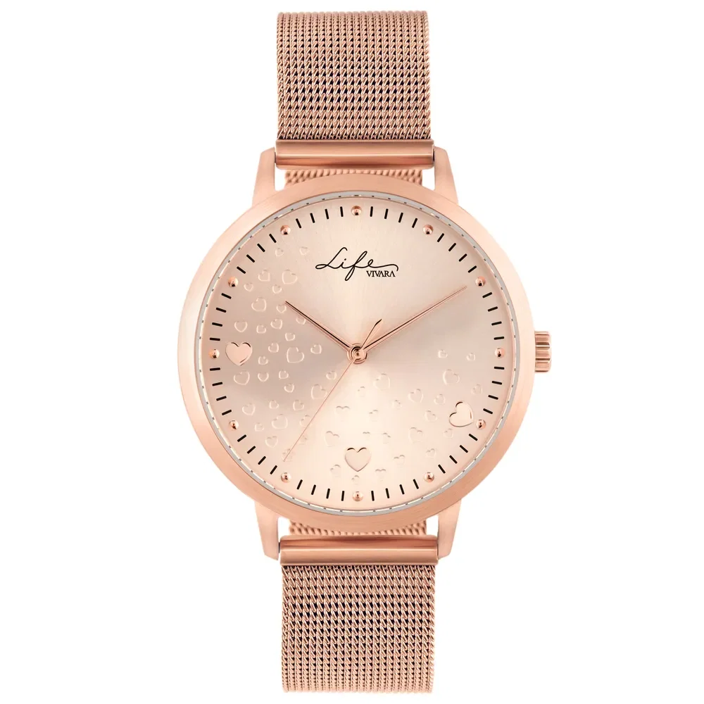 Relógio Life Amor Feminino Aço Rosé — imagem 1