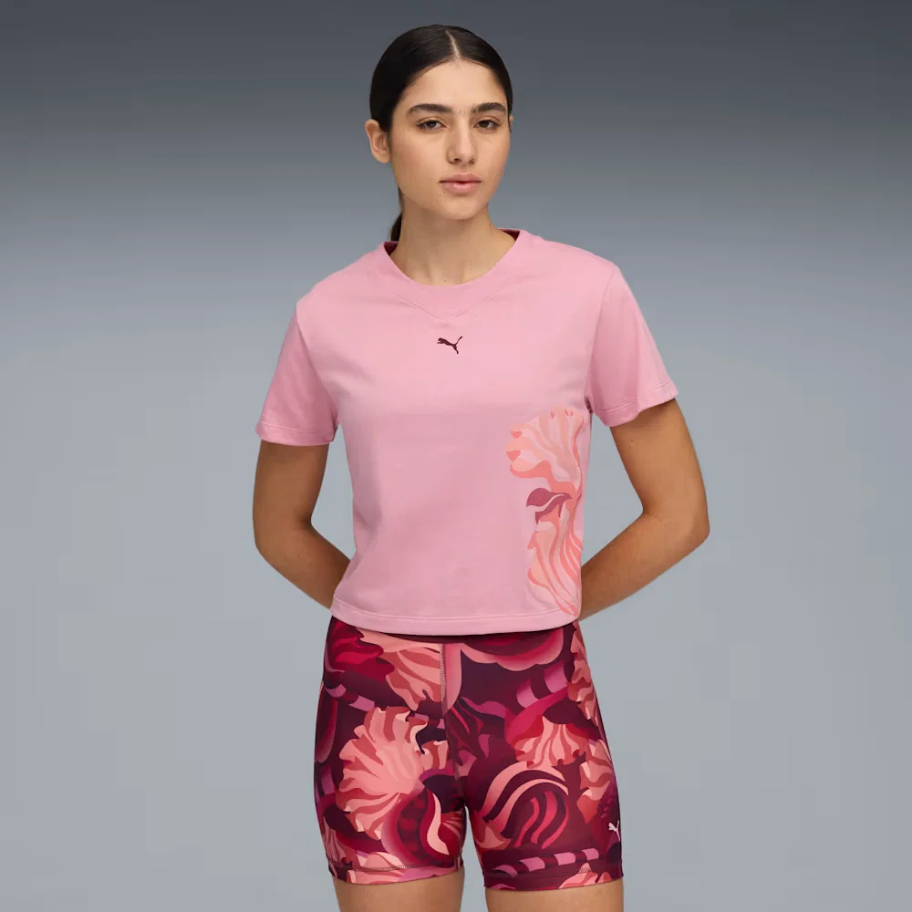 Camiseta FLORAL RIBBON Graphic Feminina