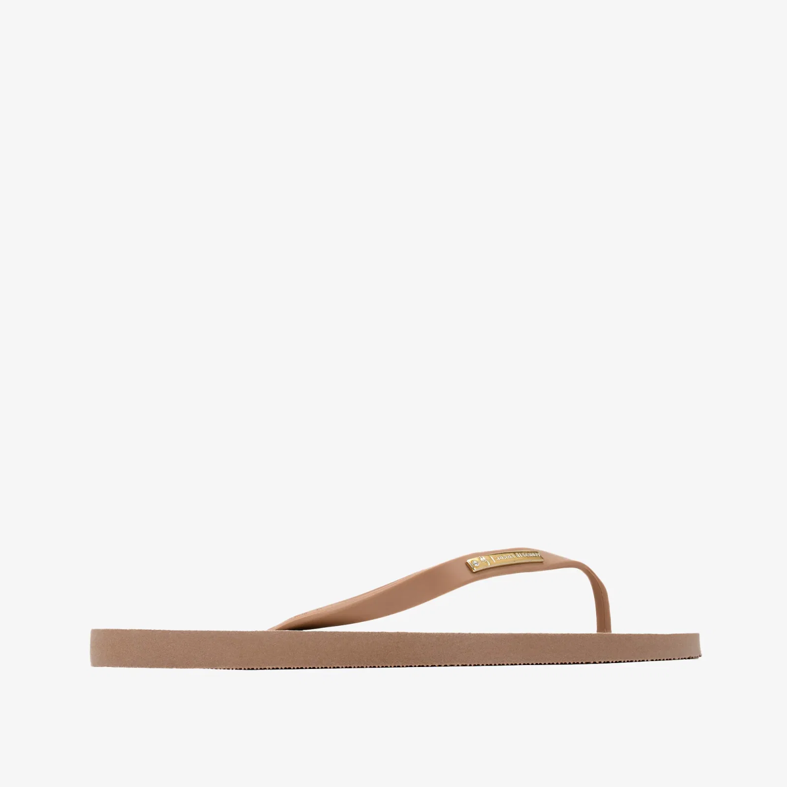 Chinelo Flat Nude Monograma Jb
