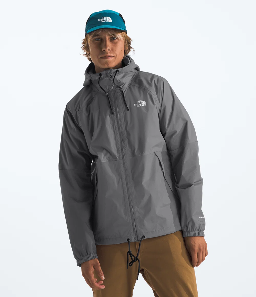 Jaqueta Masculina Antora Rain Hoodie Smoked Pearl