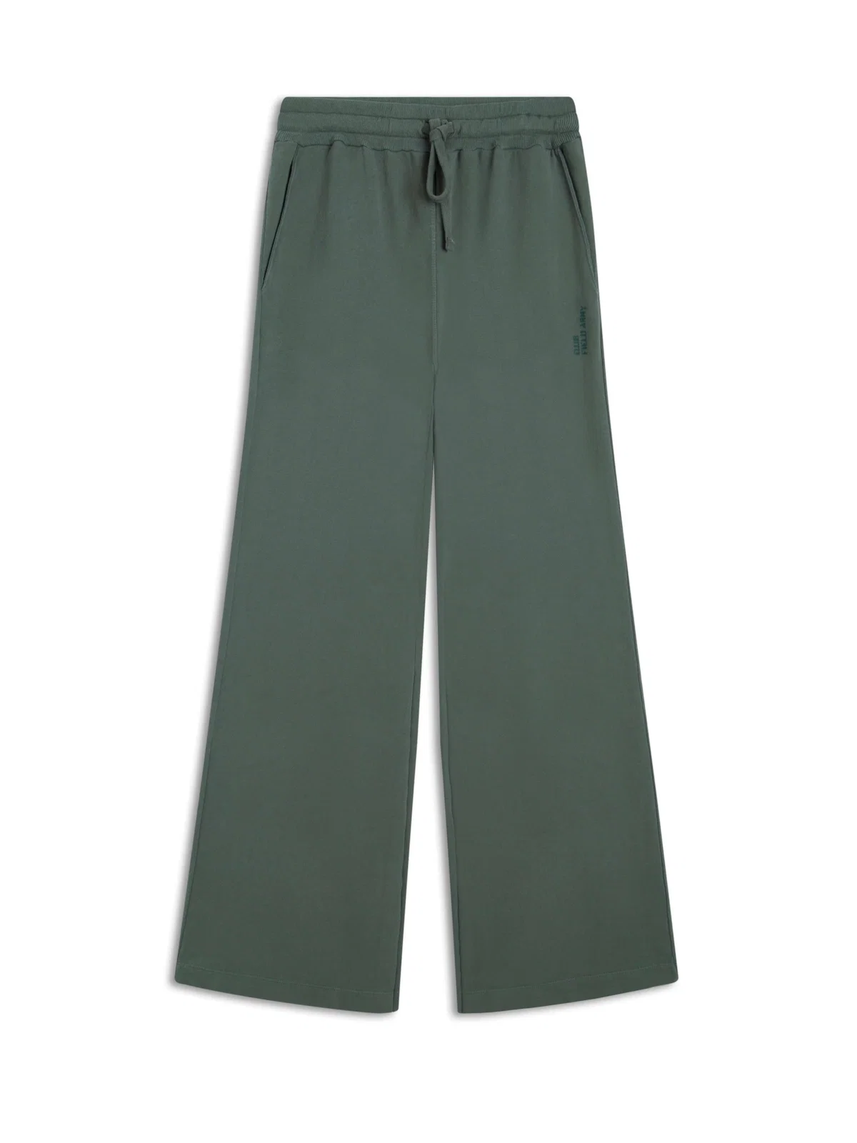 Calça Ellus Field Army Wide Leg Verde Militar — imagem 1