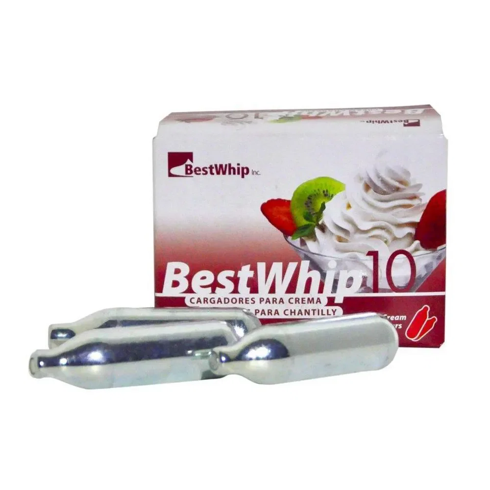 Gás para Garrafa de Chantilly com 10 Ampolas Best Whip