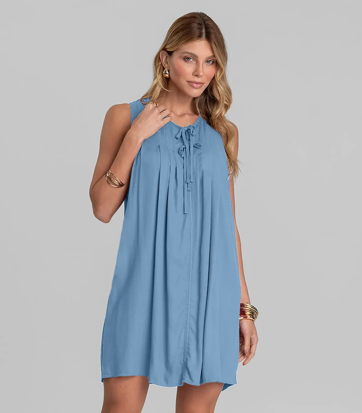 Vestido Feminino Curto Dianna Azul