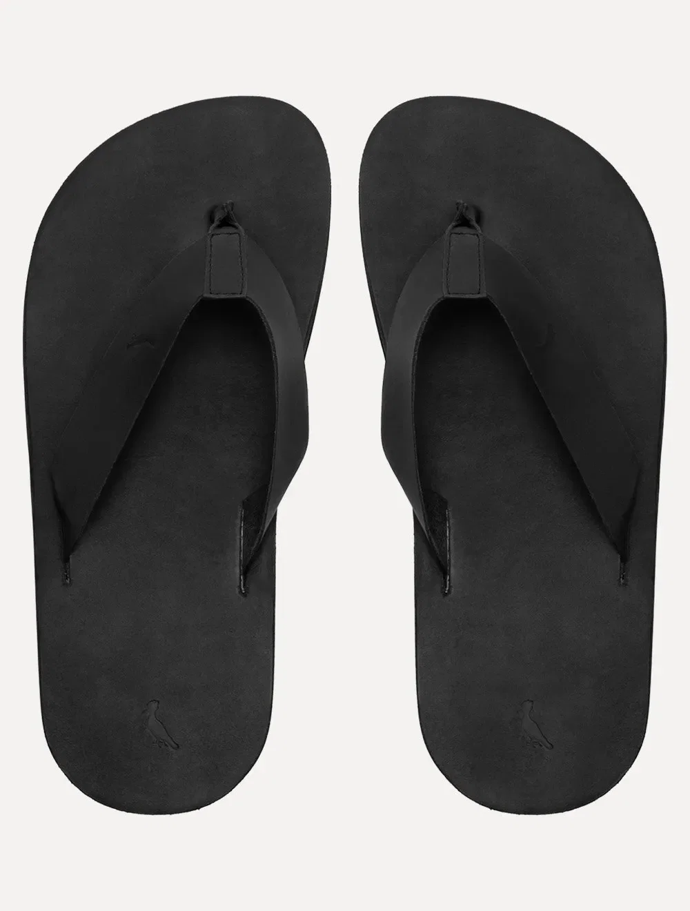 Chinelo Reserva Masculino RSV Deck 2.0 Couro Preto