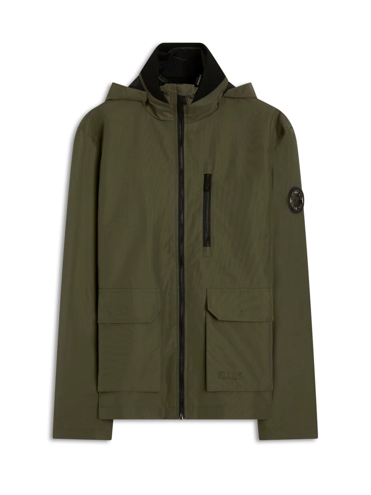 Parka Ribbon Pocket Verde Militar — imagem 1