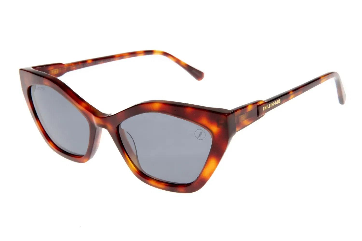 Óculos de Sol Feminino Chilli Beans Cat Polarizado Tartaruga — imagem 1