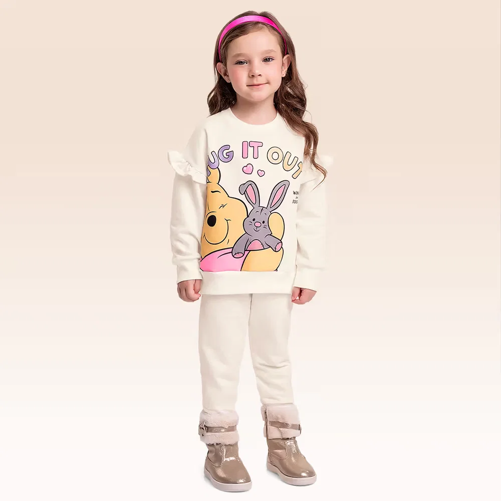 Conjunto blusão e calça Ursinho Pooh
