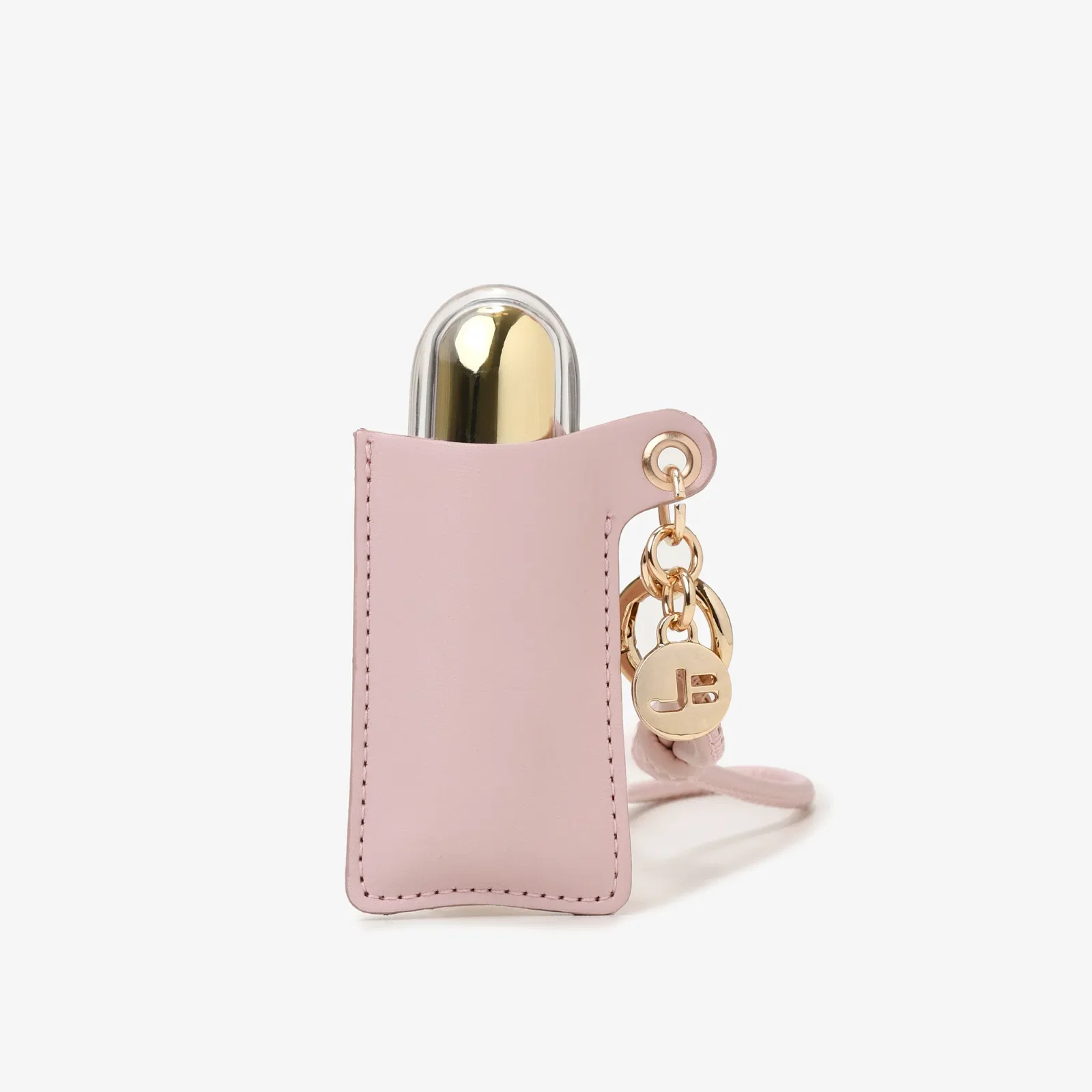 Gloss E Porta Gloss Rosa Couro