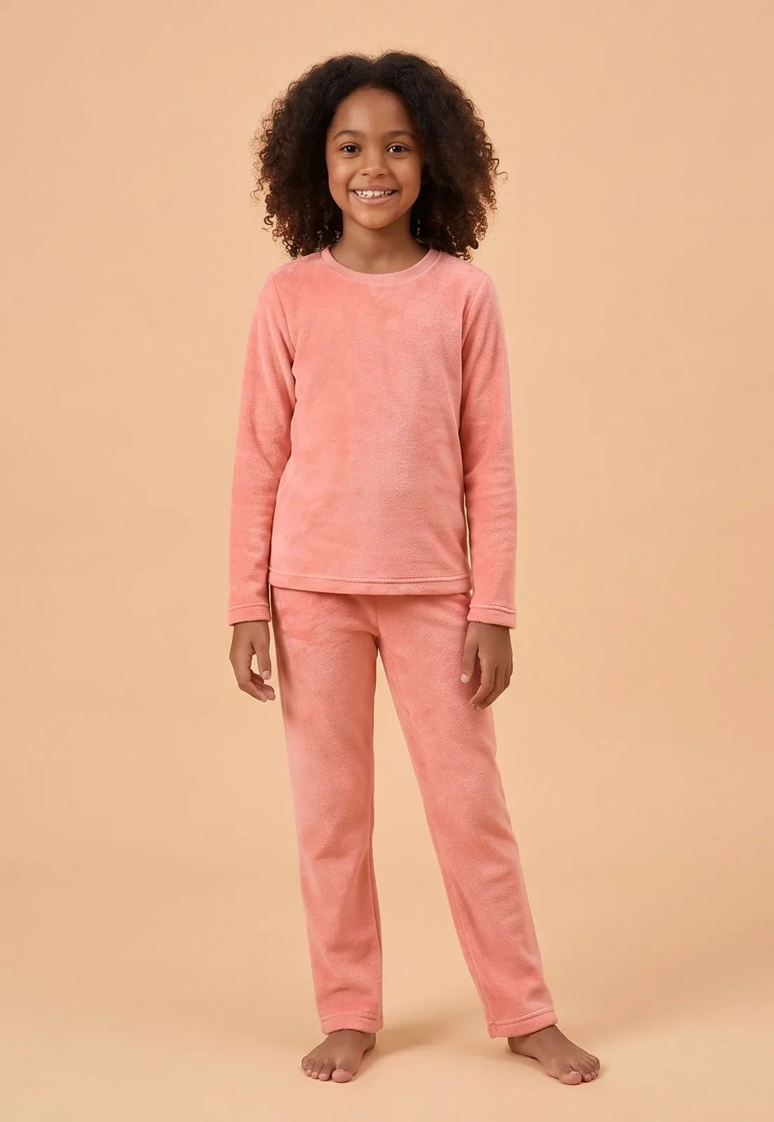 Pijama Infantil Longo de Plush