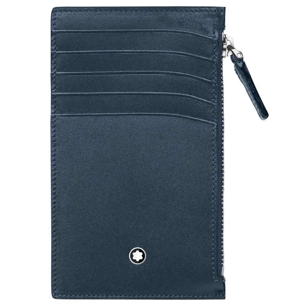 Porta-Cartões Montblanc Meisterstück Masculino Couro Azul - 118314