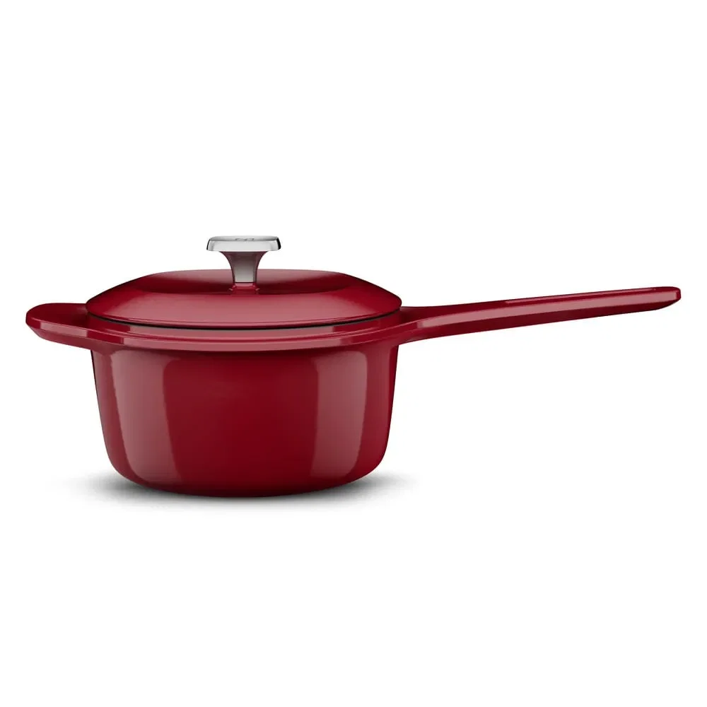 Panela de Ferro Fundido Esmaltado Molheira Electrolux Expert 20cm Vermelha — imagem 1