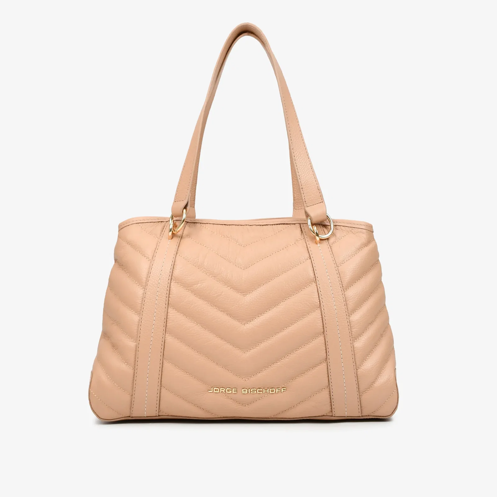 Bolsa Tote Nude Matelassê Couro