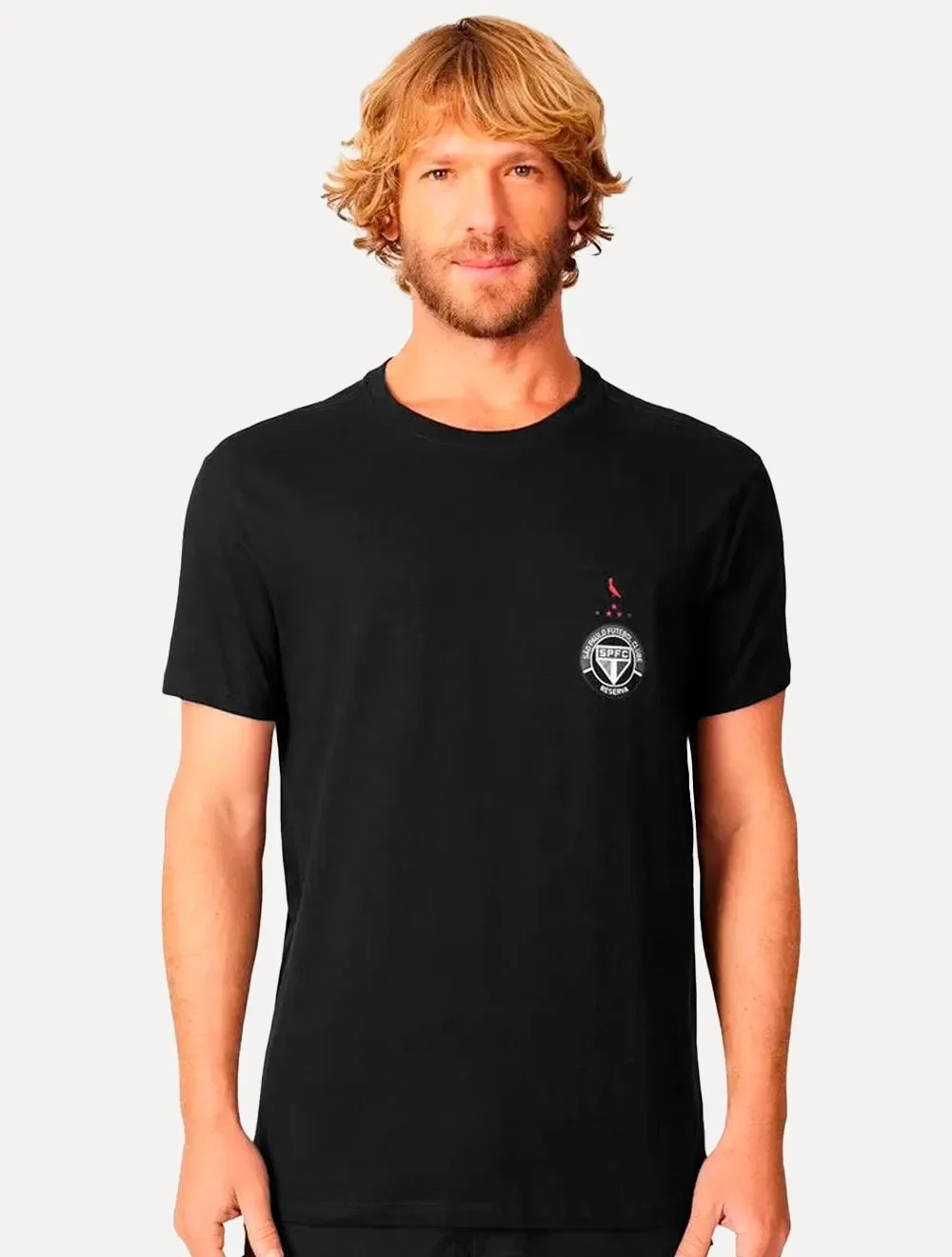 Camiseta Reserva Masculina São Paulo FC Mini Chest Preta