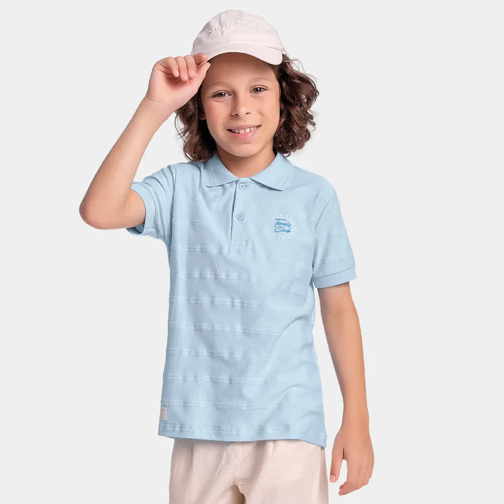 Camiseta malha com textura corente