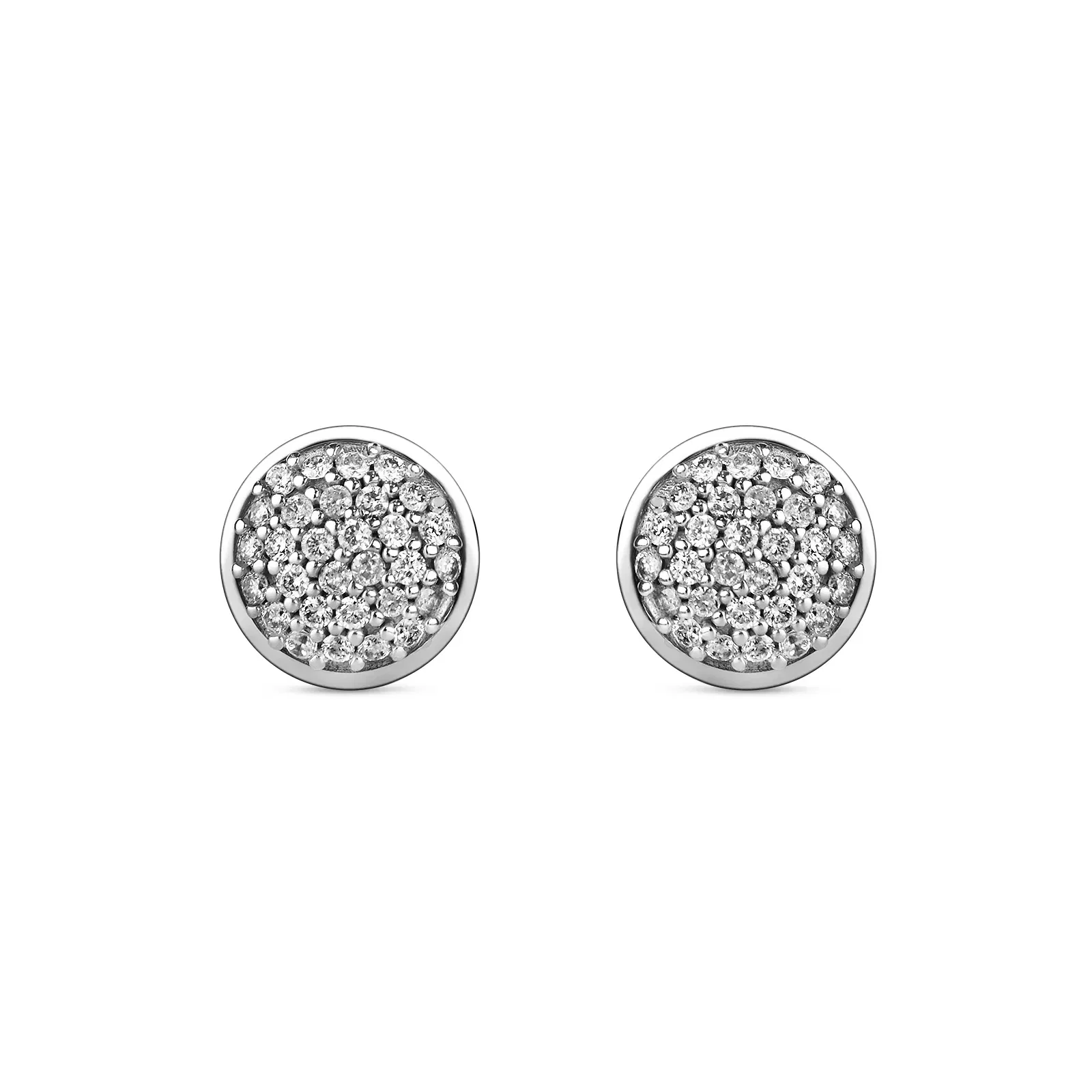 Brinco Icona em Ouro Branco 18k com Diamantes, 0,30ct — imagem 1