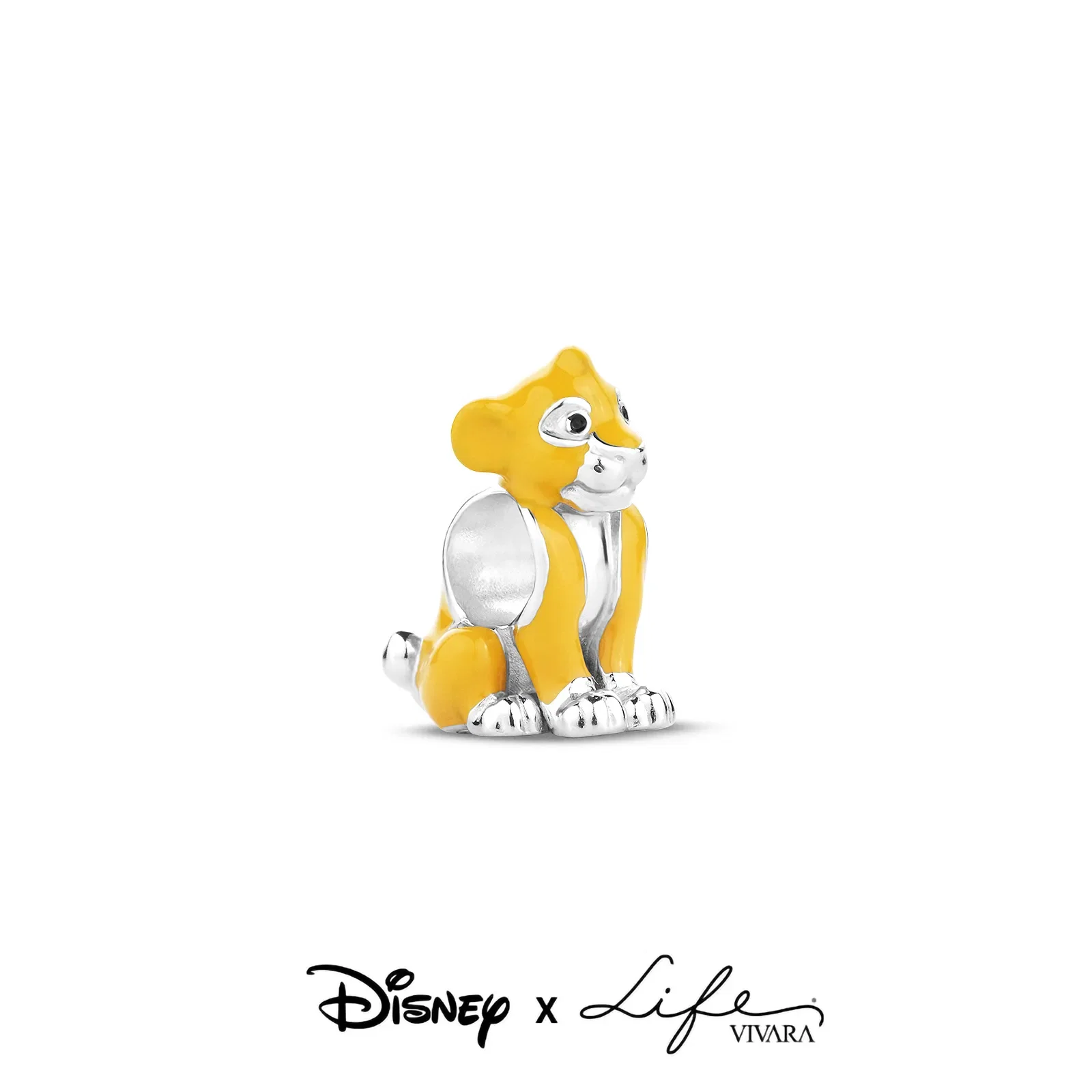 Separador Life Disney Simba em Prata 925 com Esmalte — imagem 1