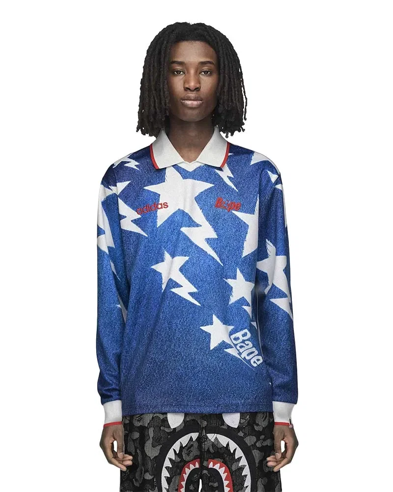 Camisa adidas LSL Star Bape Unissex