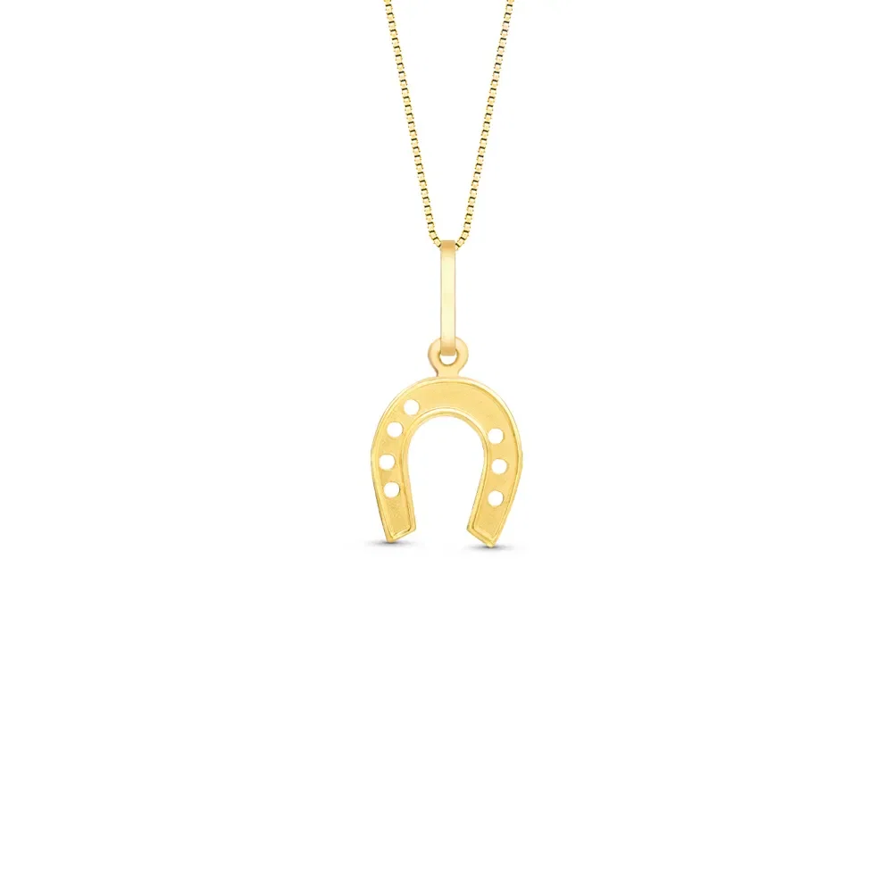 Pingente Icones Ferradura em Ouro Amarelo 18k, 17.5mm — imagem 1