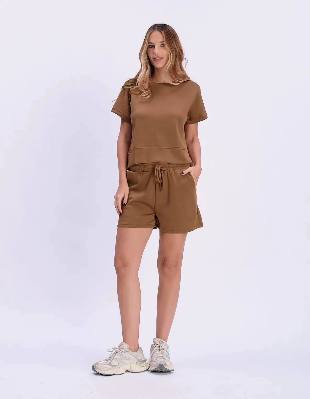 Short Malha - Marrom