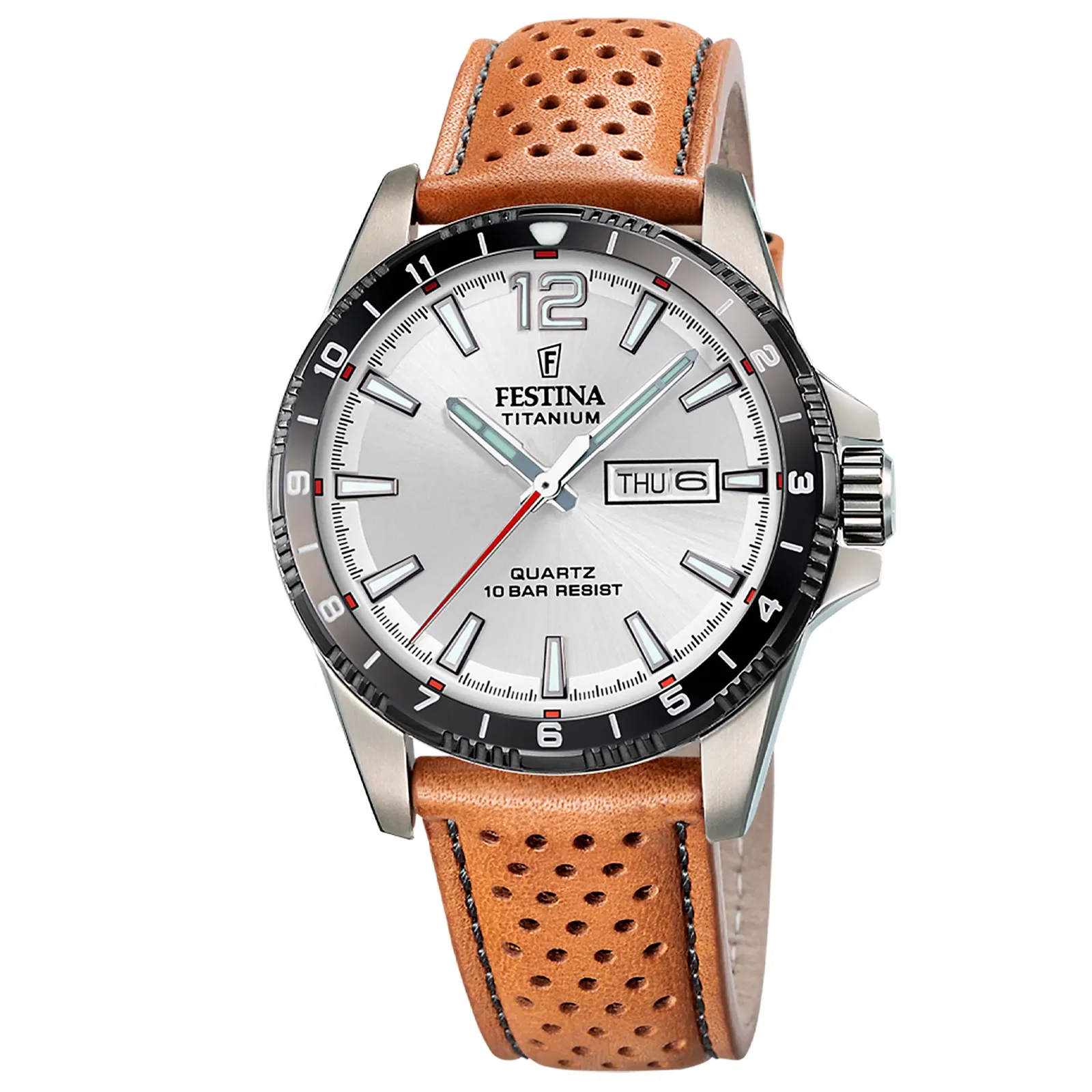 Relógio Festina Masculino Couro Marrom