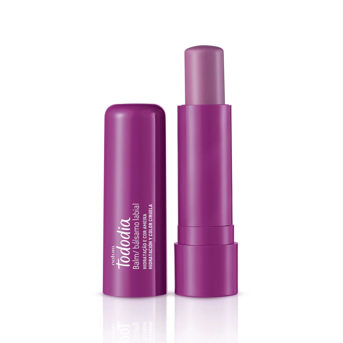 Balm Labial Tododia Cor Ameixa 2,7 g — imagem 1