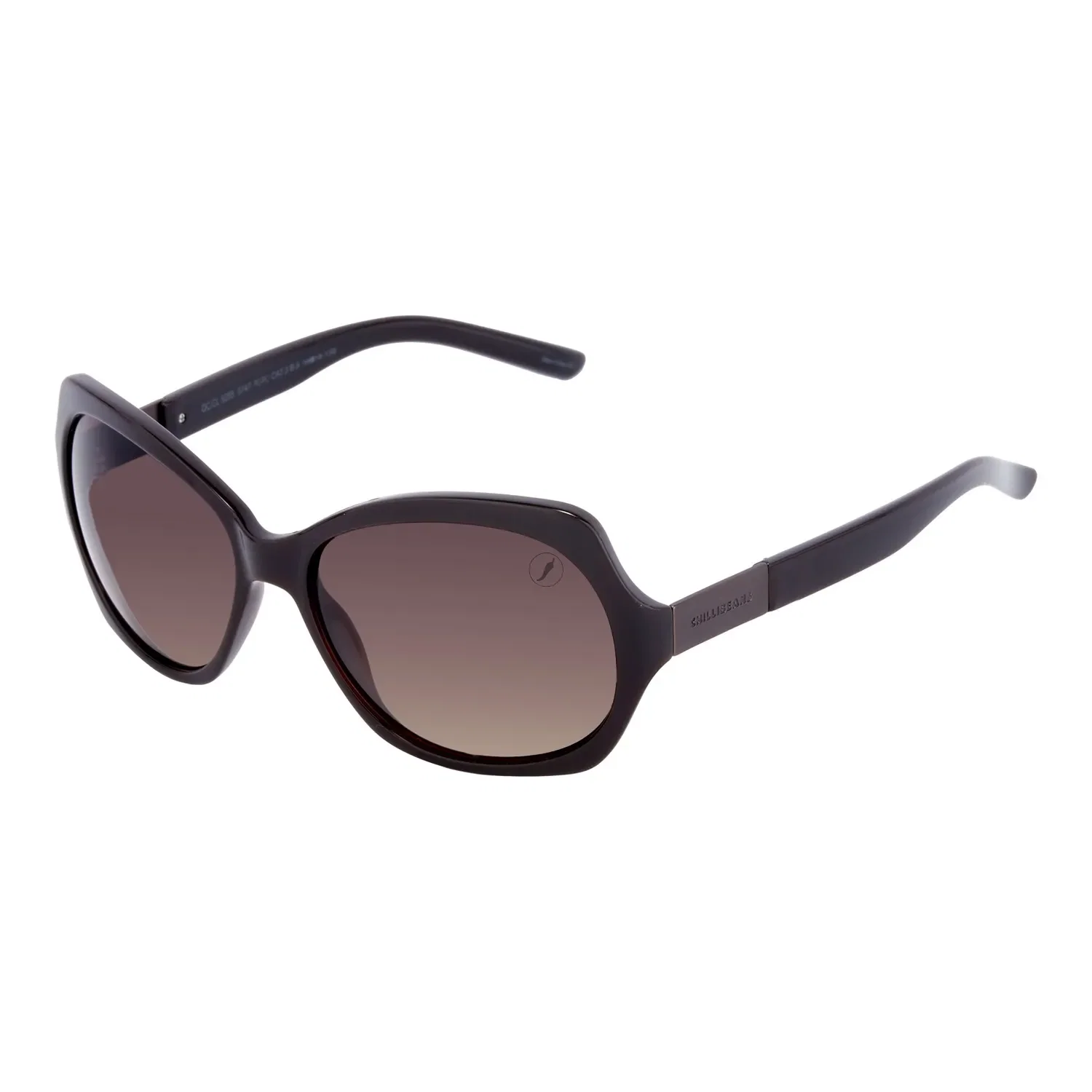 Óculos de Sol Feminino Chilli Beans Quadrado Marrom Escuro — imagem 1