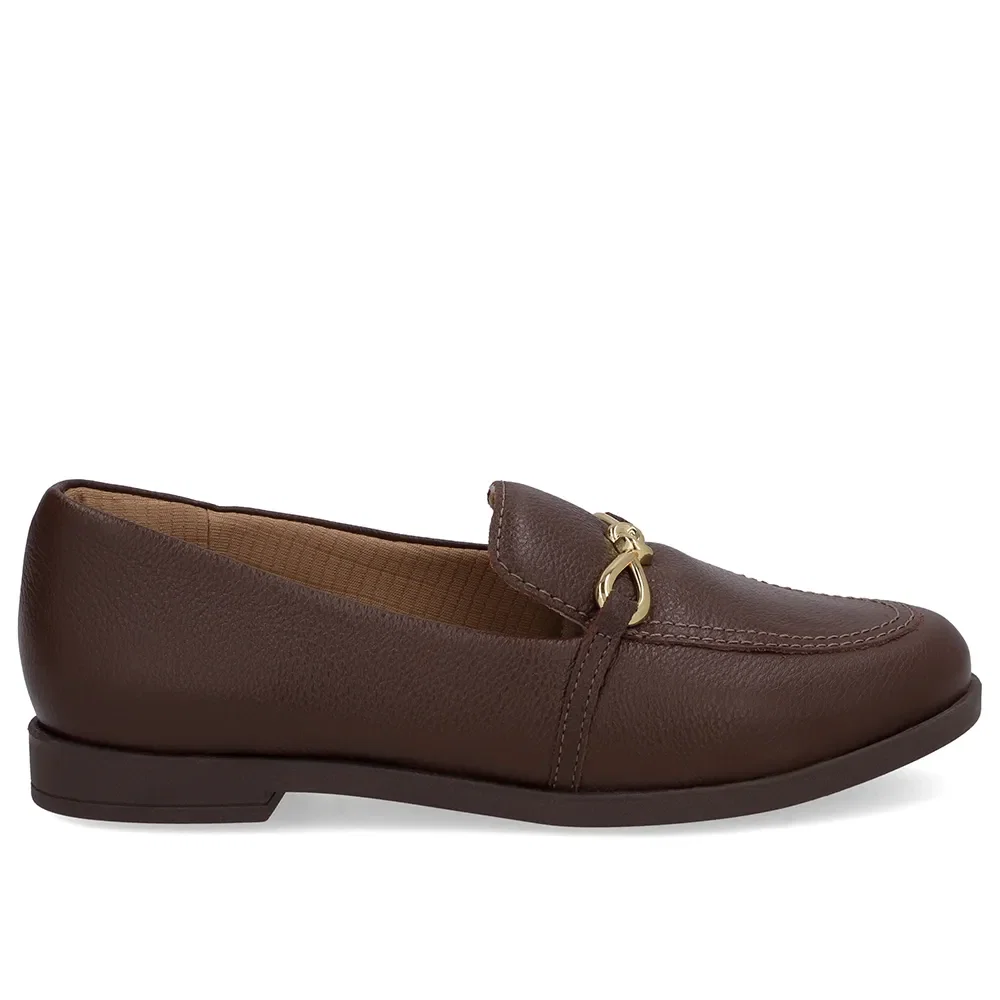 Loafer Couro Marrom Bridão
