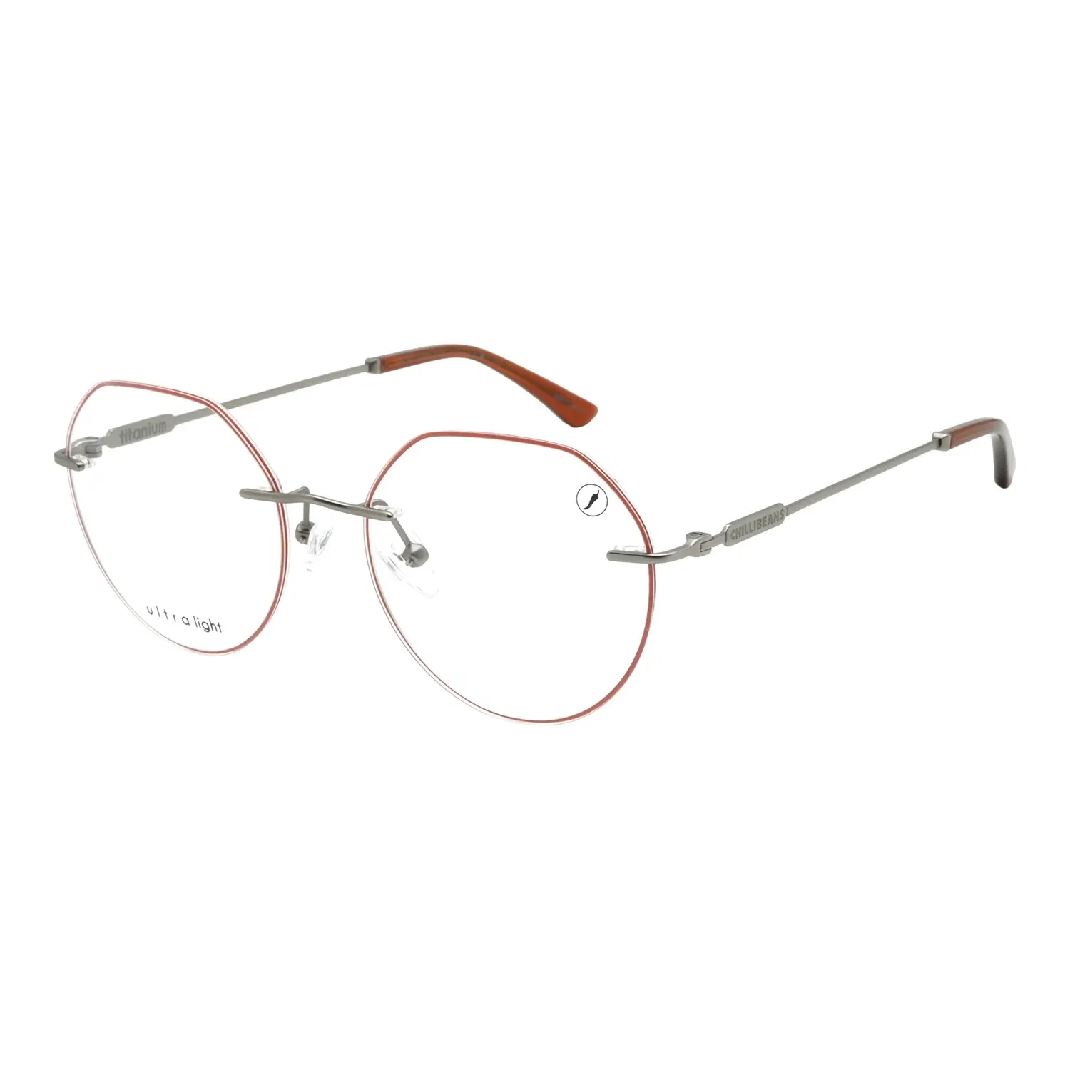 Armação Para Óculos de Grau Feminino Chilli Beans Ultralight Redondo Ônix — imagem 1