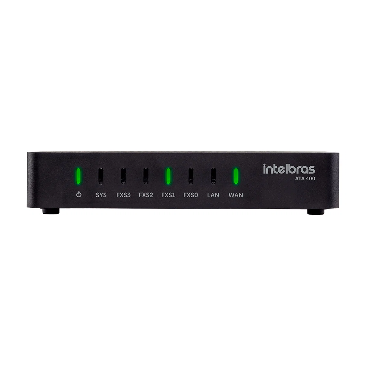 Adaptador de Linhas VOIP para Telefones Analógicos ATA 400 Intelbras