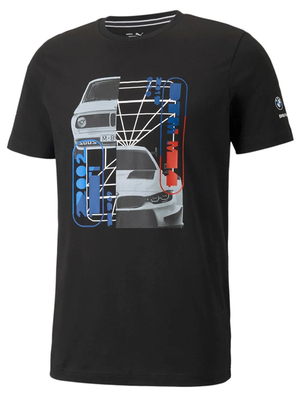 Camiseta Puma Masculina BMW MMS Car Graphic Preta — imagem 1