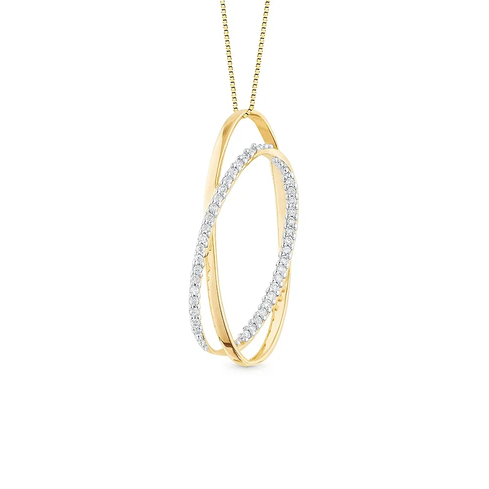Pingente Estelar em Ouro Amarelo 18k com Diamantes, 30mm — imagem 1
