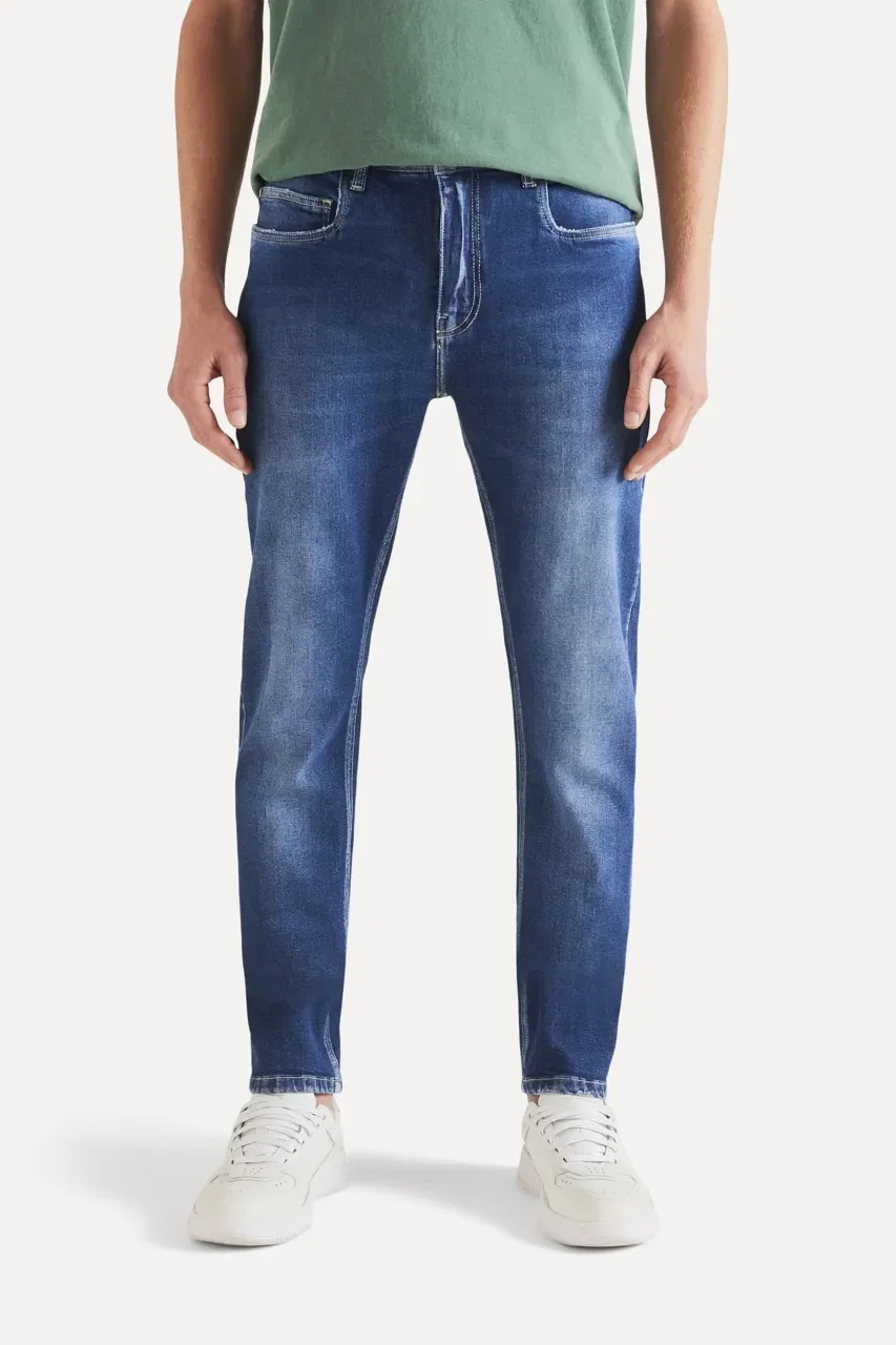 Calça Jeans Skinny Moca