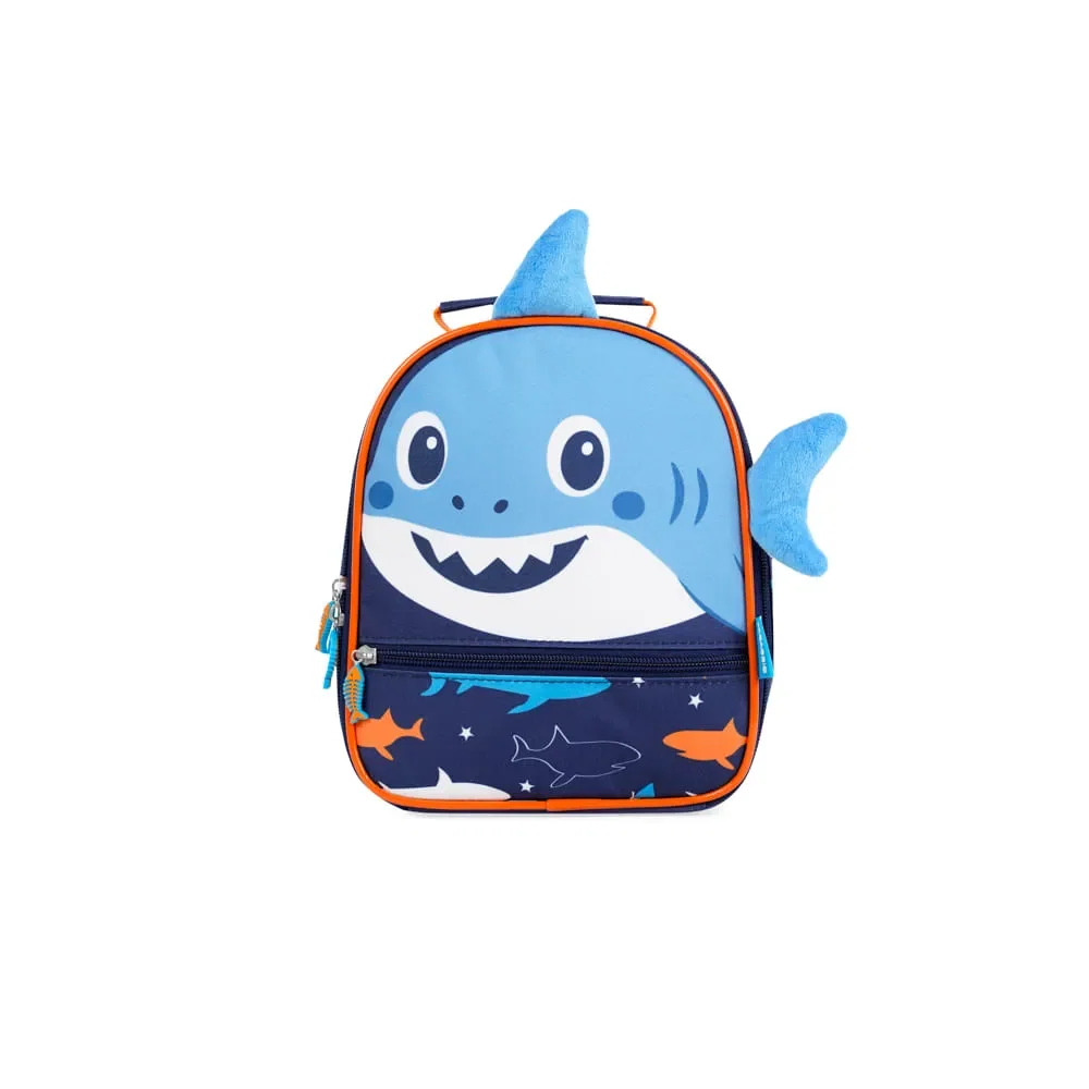 Lancheira Térmica Pré Escolar Pets Tubarão Baby Azul Marinho
