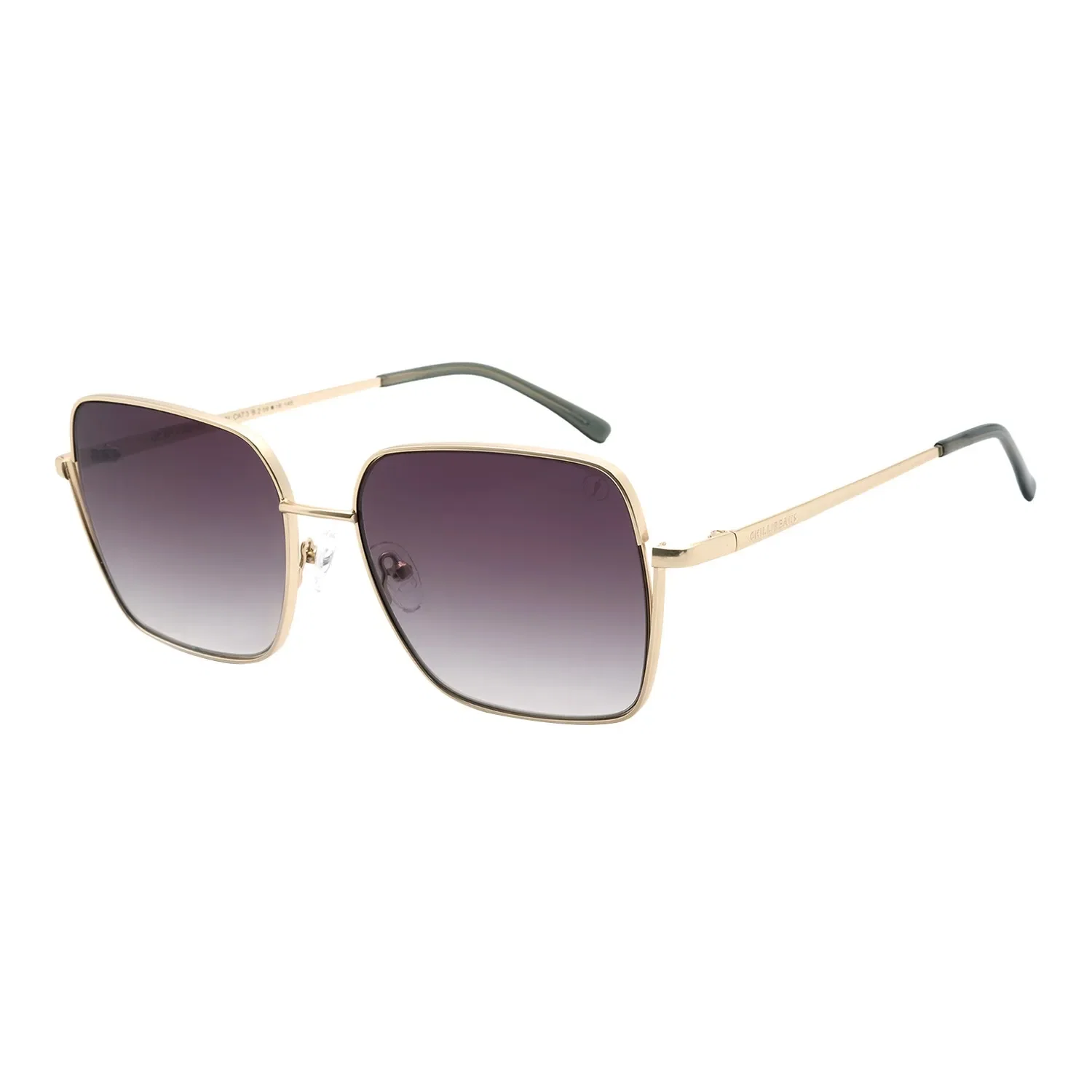 Óculos de Sol Feminino Chilli Beans Quadrado Degradê Dourado — imagem 1