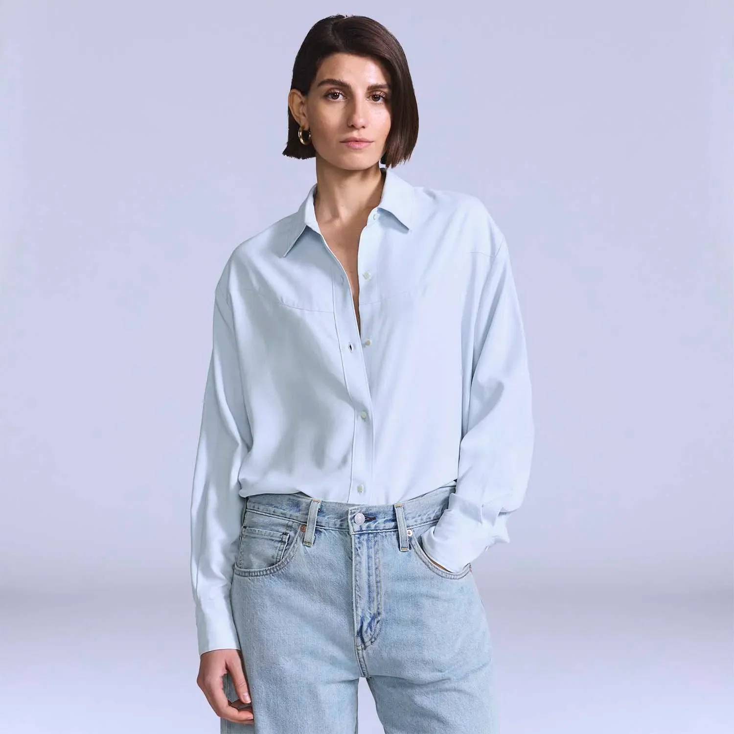 Camisa Levi's® Blue Tab Rider Azul Clara — imagem 1