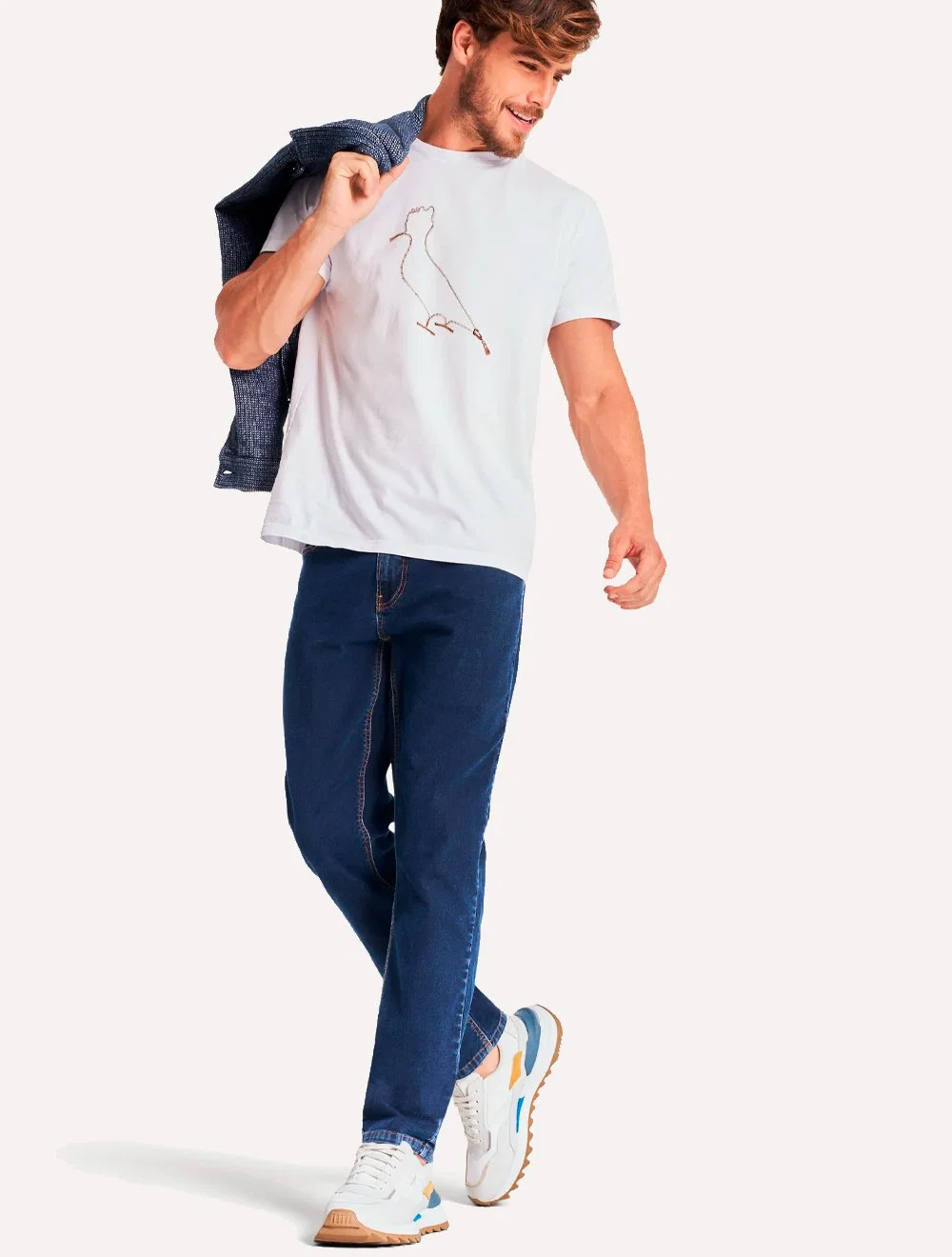 Calça Reserva Jeans Masculina Skinny San Pedro Índigo Escura