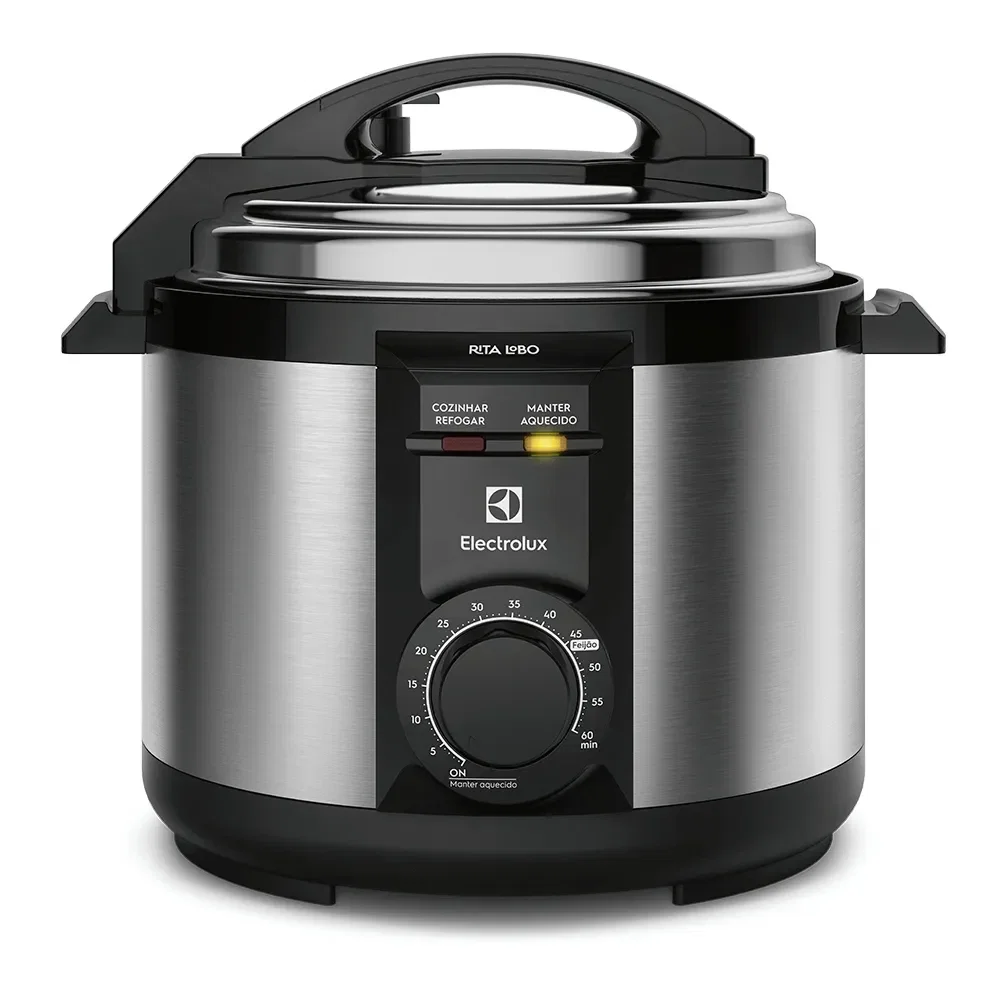 Panela de Pressão Elétrica Electrolux por Rita Lobo 5L Preta Efficient c/ Timer (PCE20) — imagem 1