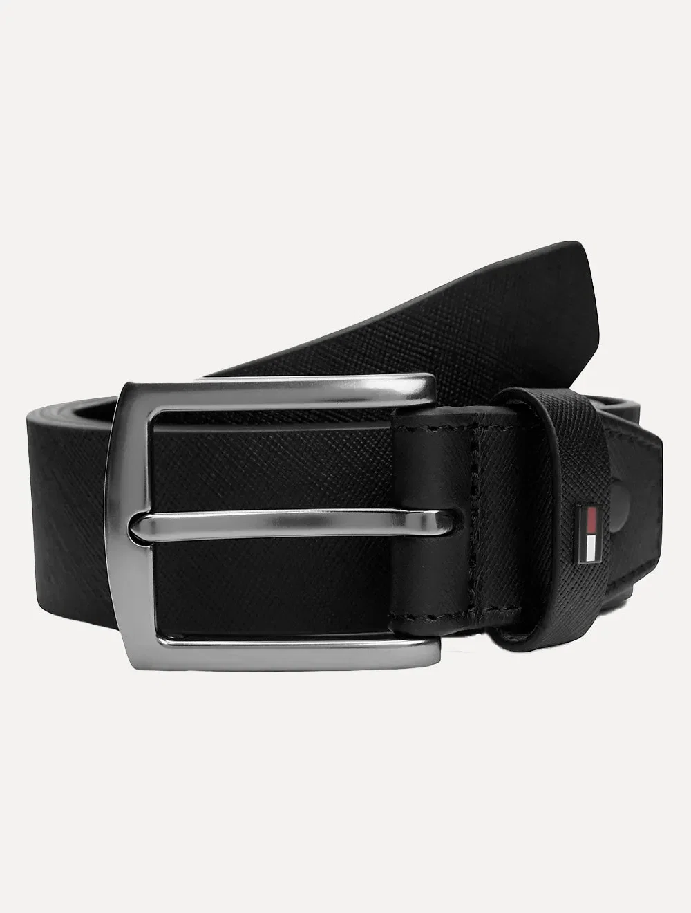 Cinto Tommy Hilfiger Masculino Denton 3.5 Adj Preto