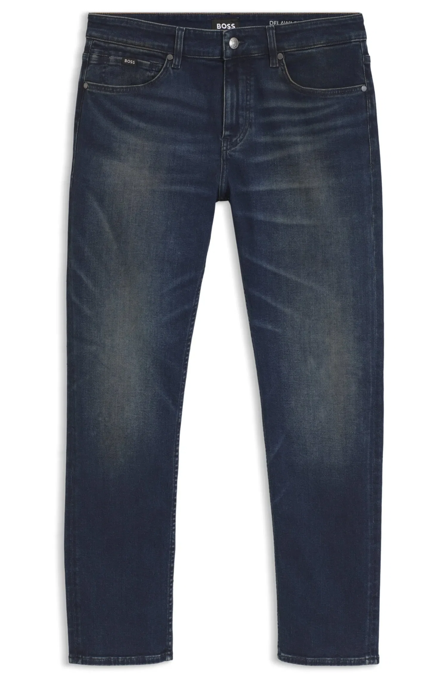 Calça Jeans Slim Fit Em Mistura De Algodão Stretch — imagem 1