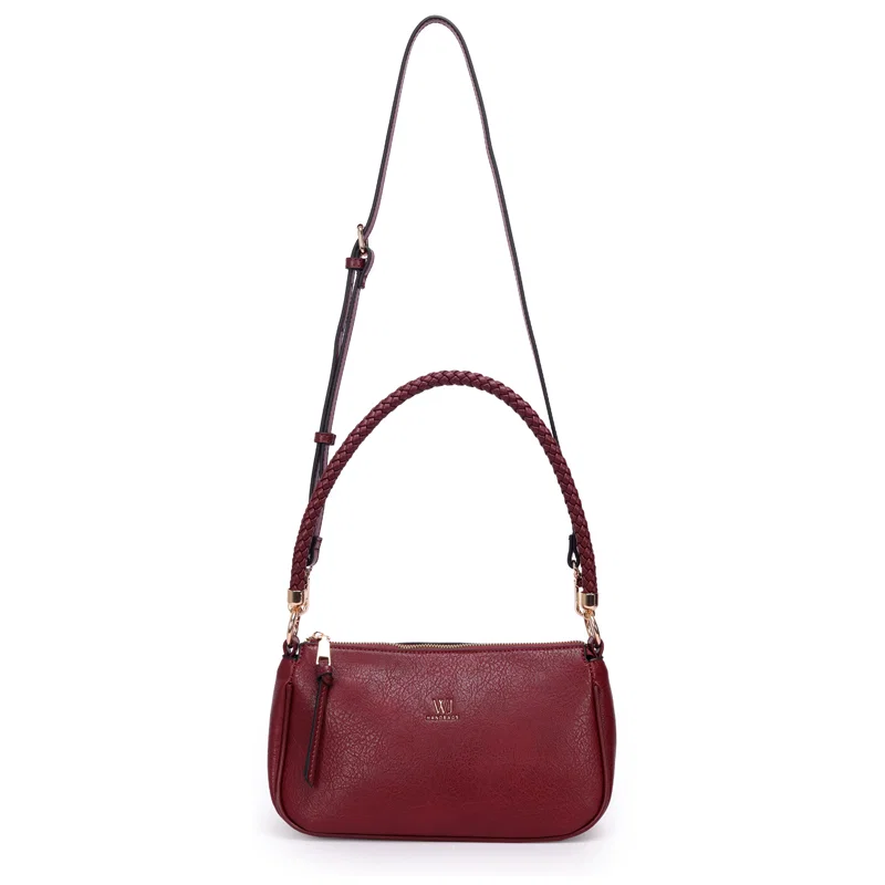 Bolsa Transversal Media Com Alca De Ombro Rolete Tresse