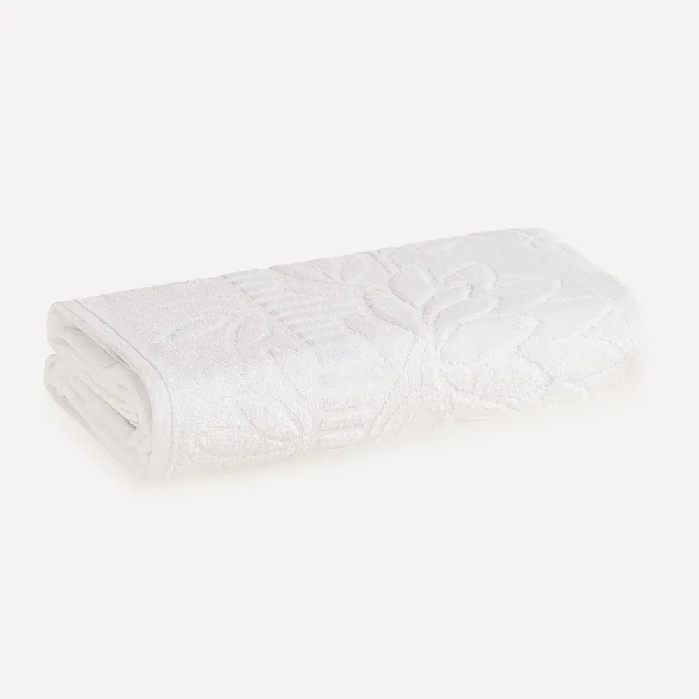 Toalha 100% Algodão Lotus Branco