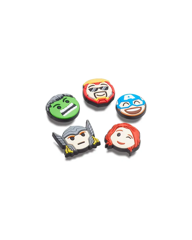 Jibbitz Crocs Avengers Emojis 5 Pack Unissex