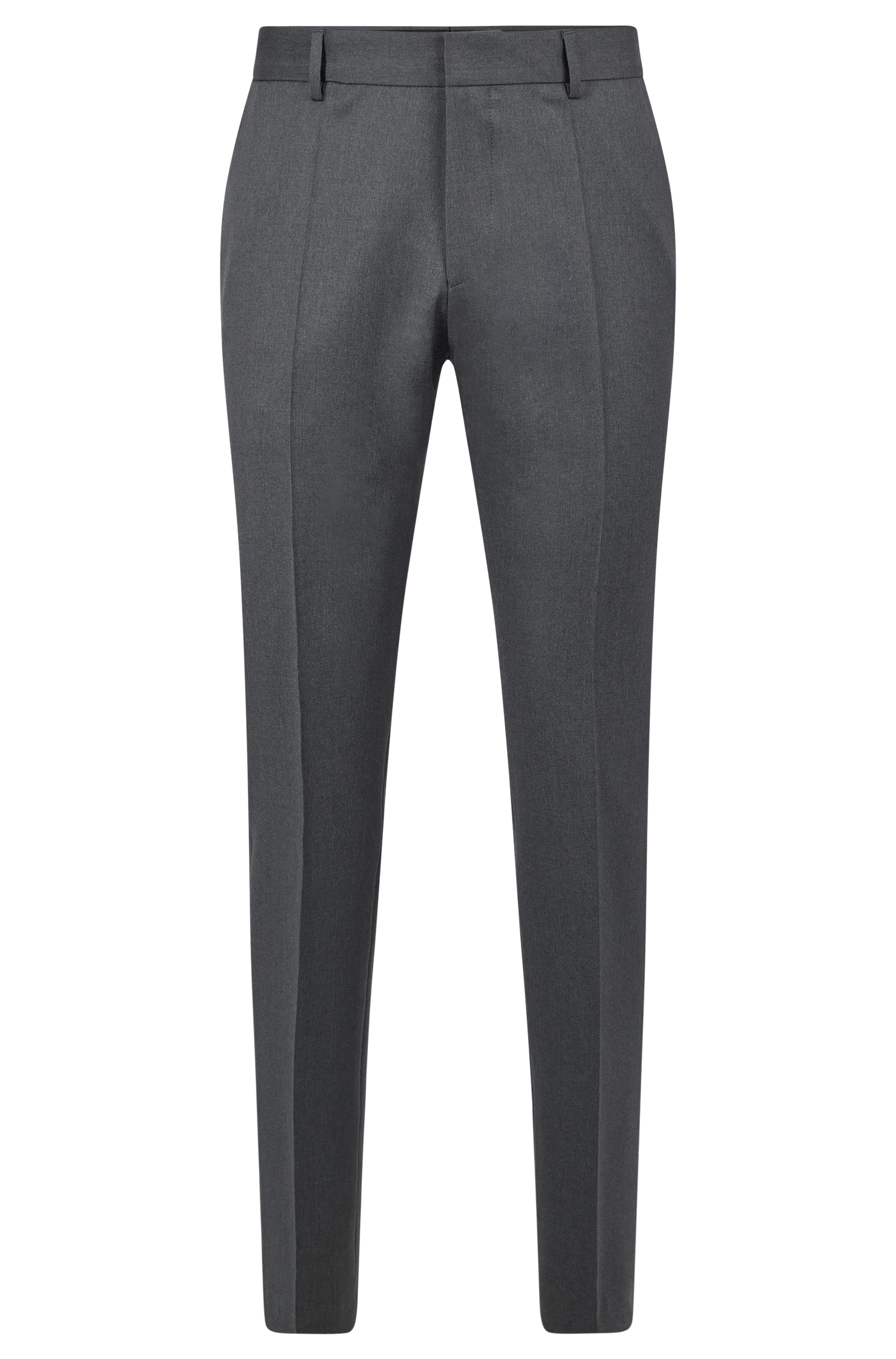 Calça Formal Em Sarja De Lã Virgem