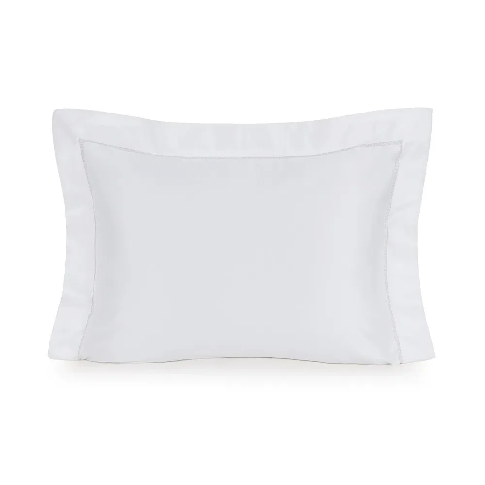 Fronha avulsa 1000 Fios Agrigento Branco / Rose