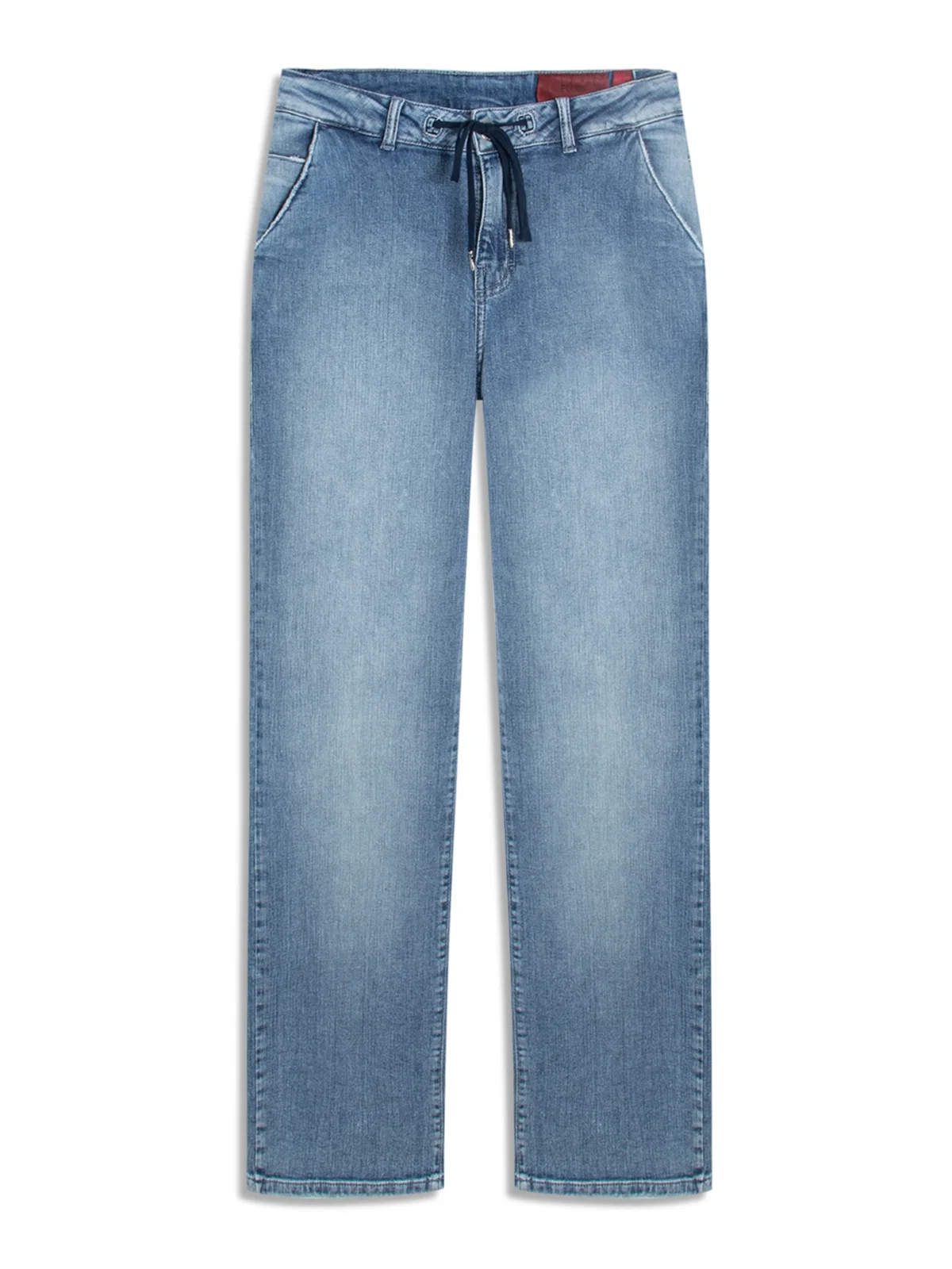 Calça Blue Stretch Reta Preppy Lav. Claro — imagem 1