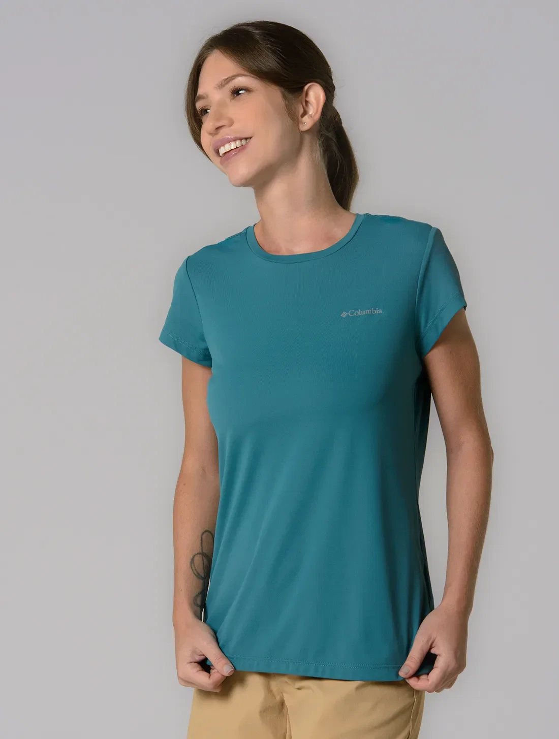 Camiseta Columbia Feminina Neblina — imagem 1